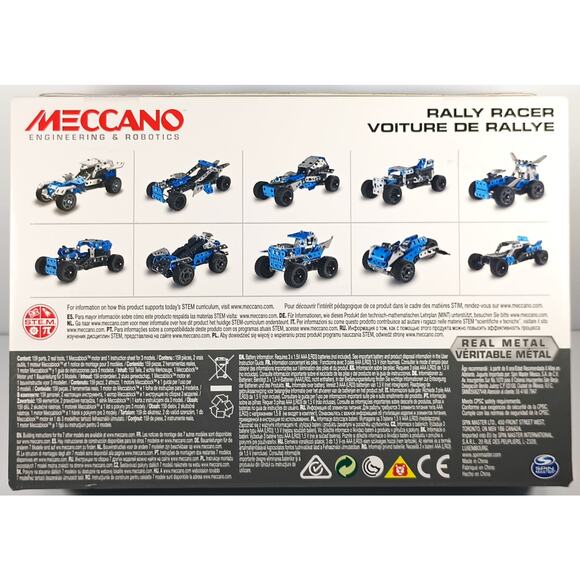 Meccano 10 in 1 Models RALLY RACER #18203, New, See Pics/Description! - Picture 2 of 6